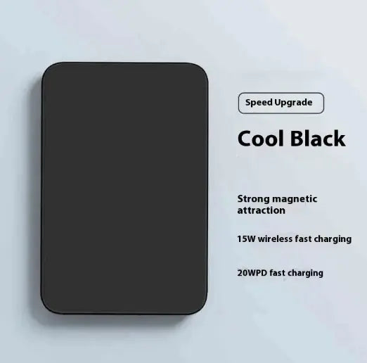 Ultra-Thin 15W Magnetic Power Bank – Sleek Minimal Edition